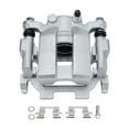thumbnail image 3 of Detroit Axle - Rear Driver Side Brake Caliper w/Bracket Replacement for Nissan 370Z Murano Quest Infiniti G25 G37 JX35 M35 M37 Q50 Q60 Q70 Fits select: 2014-2018 INFINITI QX60, 3 of 7