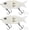 B, variant on 2 PC Mini Glide Bait for Bass Fishing - Glide Bait Fishing Lures,Multi-Jointed Hard Swimbait with Treble Hooks, Glide Bait Lures with Multi-Jointed Hard Body, Slow Sinking Action and Treble Hooks #G