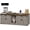Greige, variant on Litter Box Enclosure for 2 Cats, Litter Box Cabinet with Scratch Pad, Washroom with USB & Power Outlets, , TV Stand Side Table, Rustic Brown CB82501X
