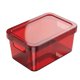 thumbnail image 1 of Caja de almacenamiento a prueba de humedad con tapa, diseño transparente, organizador apilable, contenedor de plástico duradero para uso doméstico., 1 of 8