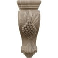 thumbnail image 2 of Ekena Millwork 5"W x 7"D x 14"H Large Grape Corbel, Walnut, 2 of 4