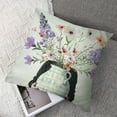 thumbnail image 7 of Acheng  Spring Pillow Covers Set of 2 Wildflowers Lavender Seasonal Decorative Indoor Throw Pillow Covers Cushion Cover for Home Decor Bedroom Living Room Couch Sofa Bed 18x18in, 7 of 7