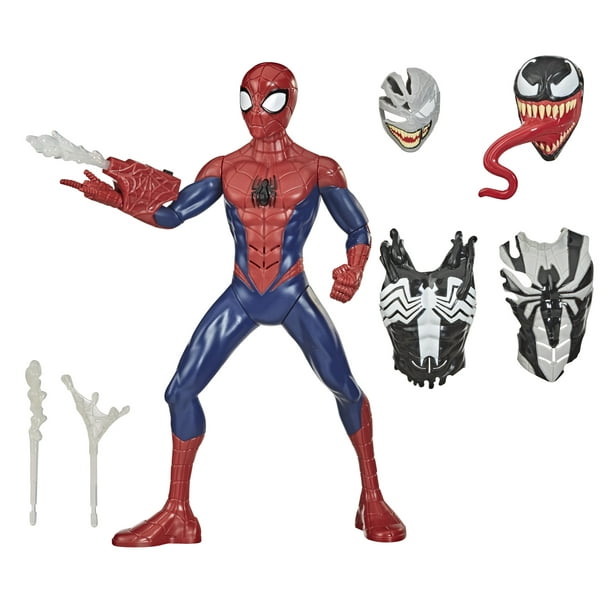 Marvel Spider-Man Maximum Venom, Spider-Man Venom Gear, 12-Inch Figure -  
