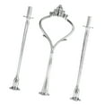 thumbnail image 1 of Herrajes para Soporte de Pasteles, Herrajes para Bandejas Escalonadas de Metal, Soporte para Platos de Pasteles de Varios Niveles, Accesorios de Mano para servir, 1 of 7