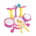 thumbnail image 2 of Fiudx Ofertas Flash Del Día Solo En Línea Mini Tambor De Escritorio, Instrumento Musical De Juguete Para Niños Mayores De 3 Años, Percusión Para Niños Pequeños, Descubre El Musical Para Niños, 2 of 4