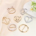 thumbnail image 6 of TUWAFE 4Pcs Scarf Ring Clip T-Shirt Tie Clips for Women,Shirt Clips to Tighten Tops for Women,Fashion Clothing Accessories, 6 of 7