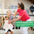 thumbnail image 3 of Ktaxon Heavy Duty Swing Seat Set Replacement for Gyms Outdoor Play,Pink, 3 of 6
