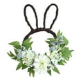 thumbnail image 2 of Adornos colgantes de Pascua, decoraciones de Pascua, regalos de Pascua, corona de orejas de conejo de Pascua, decoración colgante simulada para puerta de entrada, adorno colgante de puerta con orejas, 2 of 9