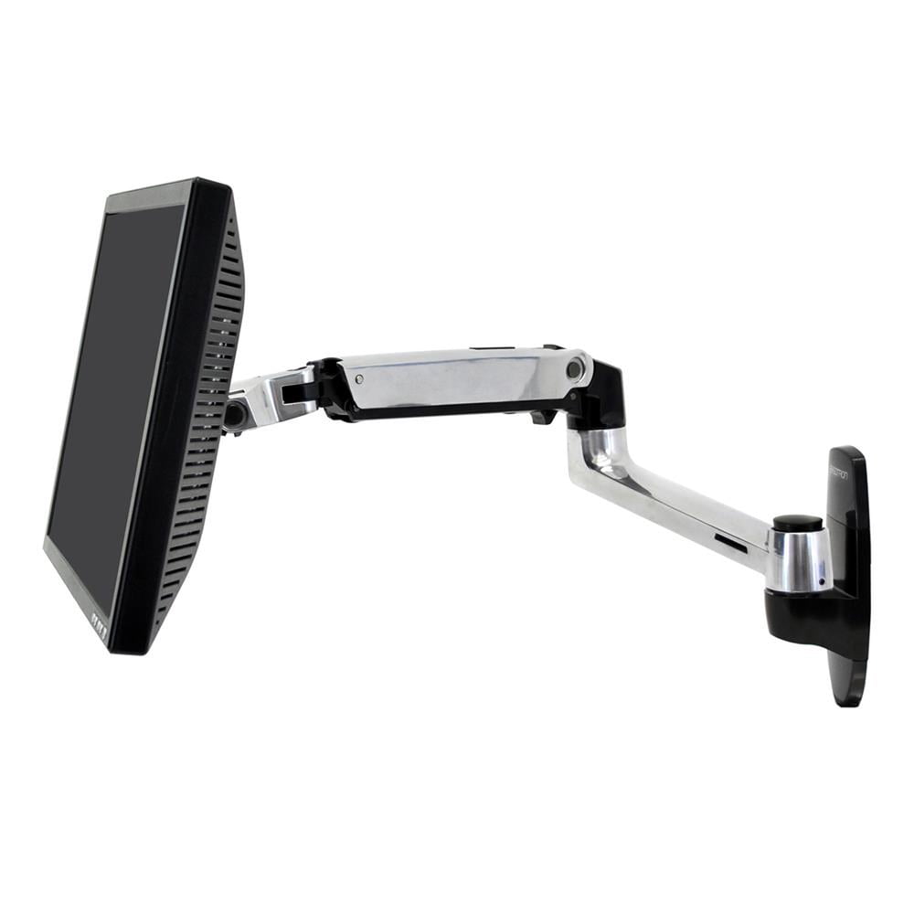 Ergotron LX Wall Monitor Arm Polished Aluminum Walmart Walmart