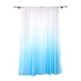 thumbnail image 1 of Cortina de ventana con bolsillo para barra transparente degradada, cortina para dormitorio y balcón (degradado azul), 1 of 8