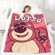 thumbnail image 5 of Lotso el oso de fresa anti-pilling, suave, ligera, esponjosa y acogedora de lujo para hogar y cocina – Perfecta para niños y adultos, 100 x 150 cm, 5 of 6