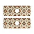 thumbnail image 7 of Yayeee Faucet Mat for Kitchen Sink 14.7" Diatomite Long Splash Guard Pad, Geometric Designs, 2 Pack, 7 of 7