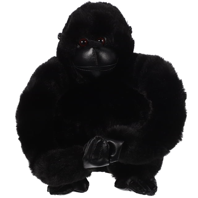 FELTECHELECTR Muñeco de gorila de peluche cómodo y grande, divertido muñeco de gorila de brazo largo