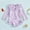 Purple, variant on Girls UPF 50 Sun Protective Long Sleeve Swimsuit Rash Guard Bathing Suit for Toddler Beach Pool Swimwear