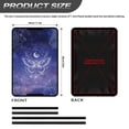 thumbnail image 3 of POLERO Purple Dragonfly RV Door Window Shade, Galaxy Mandala Foldable RV Blackout Window Cover, UV Rays Protection Camper Trailer Screen Door Protector, Hook and Loop Fastener (xx), 3 of 7