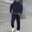 Navy, variant on Men's Tracksuits 2 Piece Outfit Long Sleeve Track suits Athletic Full Zip Active Sports Sets Athletic Jogging Fall Winter Tracksuit
