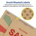 thumbnail image 5 of Avery Kraft Brown Rectangle Labels, 4.75" x 7.75", 100 Labels, 5 of 9