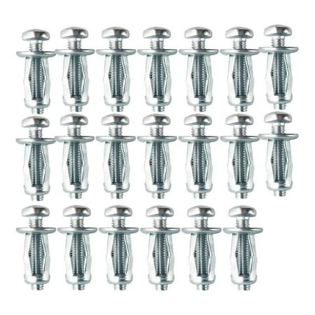 

20 Pieces Screw Petal Nut Thins M5 M6 Car Hollow Nut Expansion Jack Nuts for Metal - M5x25