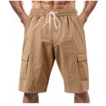 thumbnail image 5 of Men's Pocket Outdoor Sports Casual Loose Cargo Shorts, 5 of 7