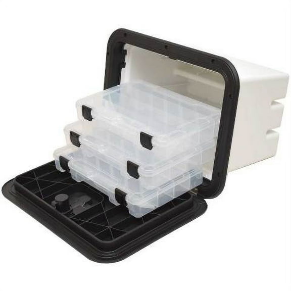 Innovative Boat Tackle Center 530-109 | 3 Tray 11 x 15 Inch Black