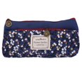 thumbnail image 1 of Estuche de Lona con flores vintage Macarena Estuche de maquillaje Azul, 1 of 8