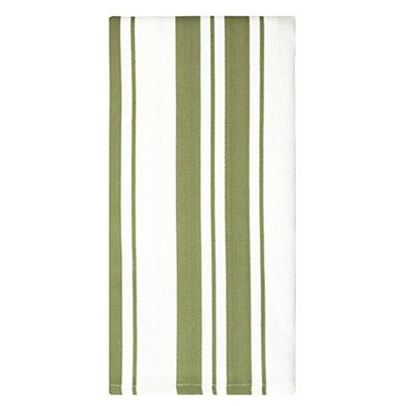Mu Kitchen Cotton - MU Kitchen Cotton Stripe Basketweave Dish Towel - Sand