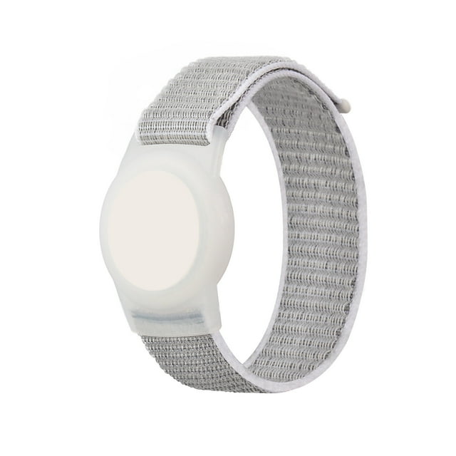 CSChome Housse de Protection Bracelet pour Enfants Respirant Résistant à l'Usure Bracelet de Montre en Nylon Réglable Support GPS Étui de Protection AirTag