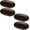 Bronze 4pcs, variant on PETGLE 2 Pcs Soap Dish for Shower, Double Layer Draining Soap Box with Drip Tray, Plastic - Bronze
