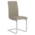thumbnail image 2 of Eurostyle Cinzia Dining Chairs, White/Chrome, Set Of 2 Chairs, 2 of 8