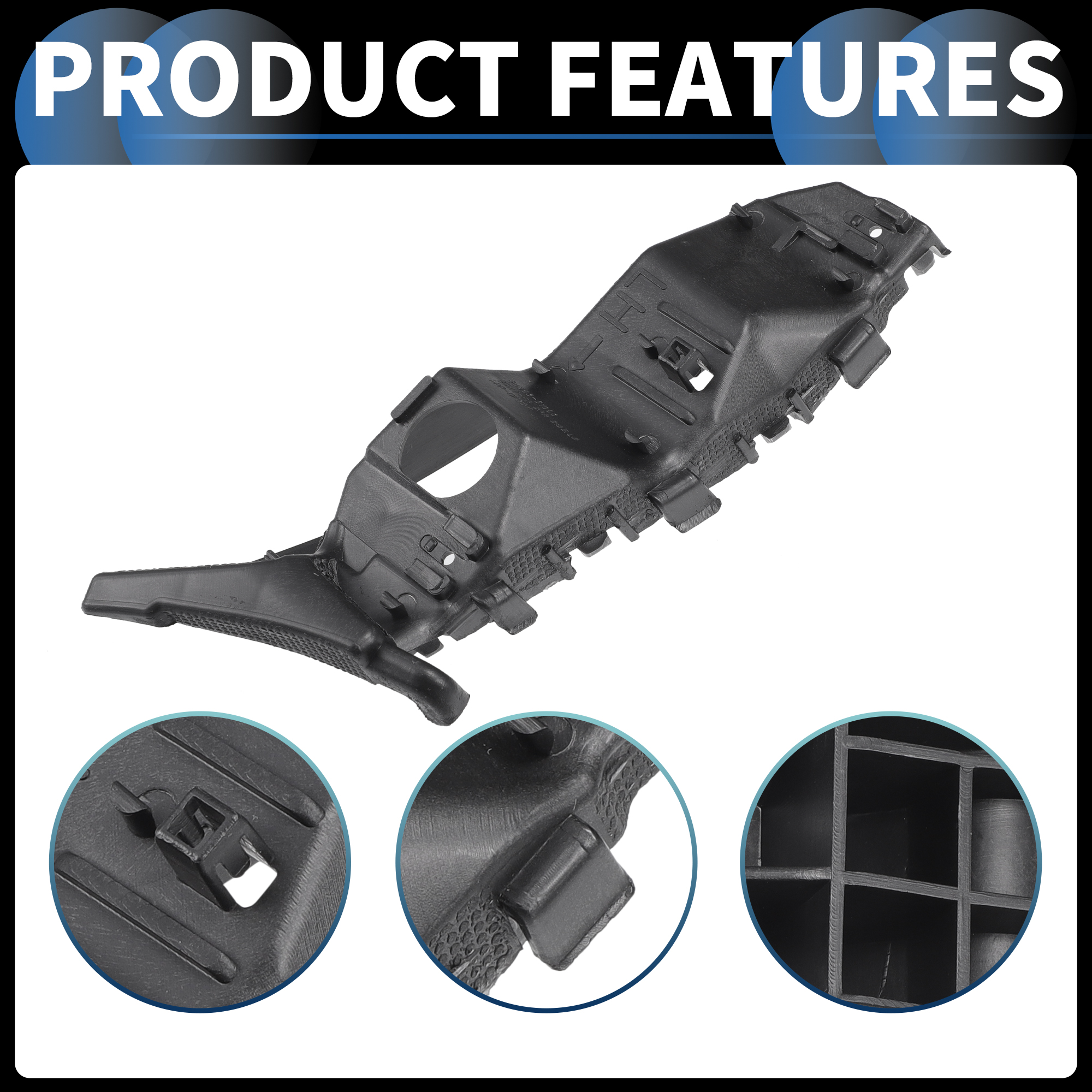 Set Of 2 Rear Upper Bumper Brackets For Hyundai Santa Fe Sport 2013-2018 – LH & RH