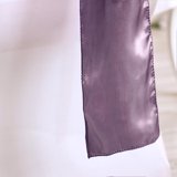 Efavormart 5pcs Amethyst SATIN Chair Sashes Tie Bows for Wedding Events Decor Chair Bow Sash ...