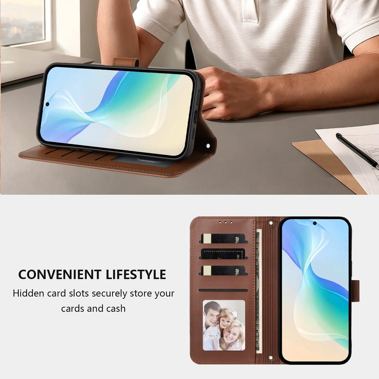 Phone Case for Doogee Note 56 / Note 56 Pro, Shockproof PU Leather