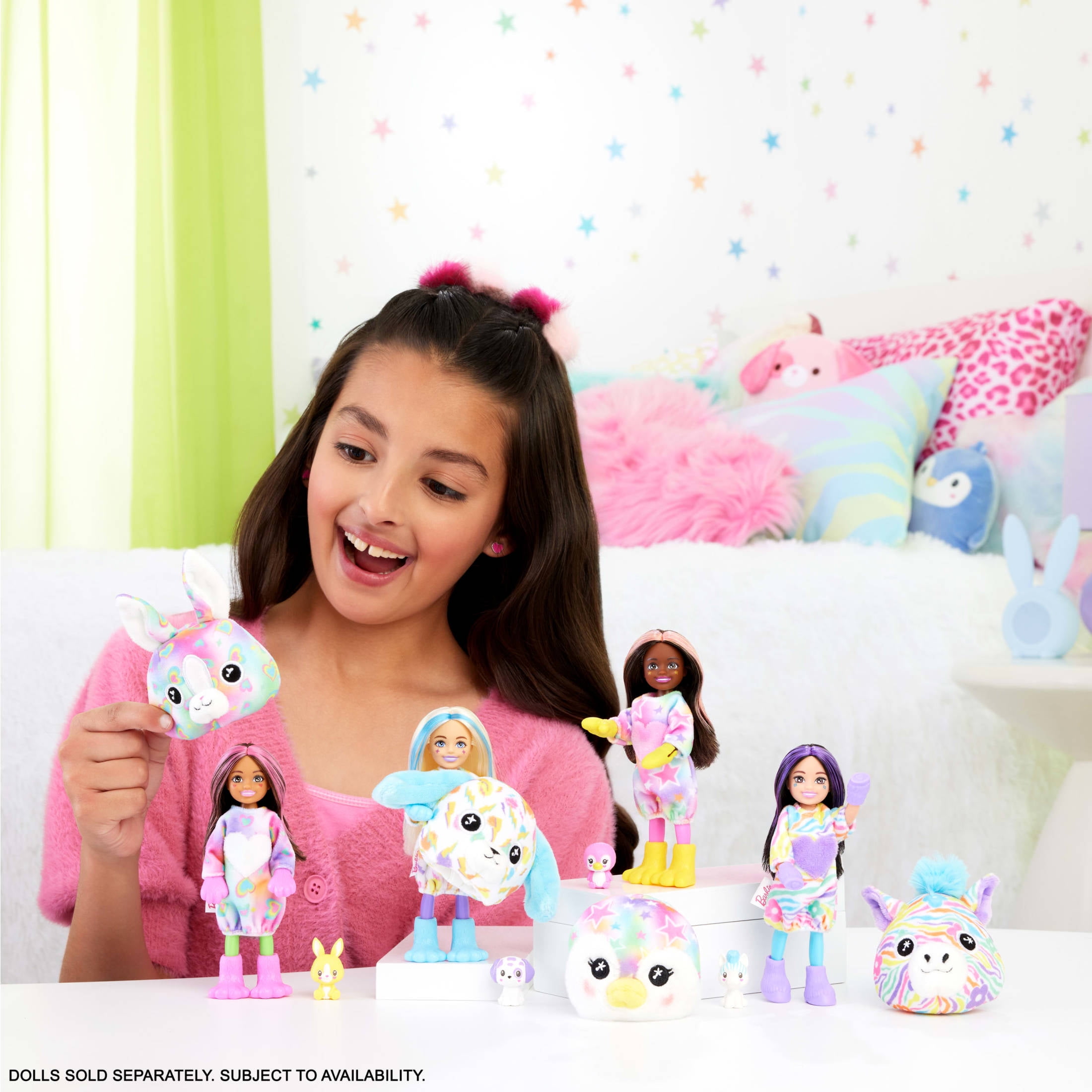 Barbie Chelsea Cutie Reveal Color Dream Series Small Doll & Accessories (Styles May Vary)  (图3)