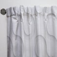 thumbnail image 3 of DESIGN ART Designart 'Wave Pattern' Scandinavian Curtain Single Panel 52 in. wide x 120 in. high - 1 Panel 120 Inches, 3 of 5