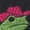 Pink, variant on Hold On Partner Shirt, Funny Cowboy Frog Embroidered Tee, Comfort Colors 1717