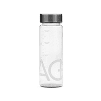 AG1 Shaker Bottle – 16 oz BPA-Free Bottle with Leak-Resistant Stainless Steel Lid – Mixes AG1 Greens Powder Smoothly – Easy to Clean, Travel-Ready