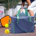 thumbnail image 6 of yotijar Pickleball Racket Bag Crossbody Bag Removable Adjustable Shoulder Strap Handbag with Zipper Gym Bag Paddle Bag Pickleball Bag Cyan, 6 of 7
