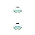 thumbnail image 4 of Eigraketly Gafas profesionales de gran angular para natación, impermeables, para piscina, a prueba de niebla, gafas de buceo, accesorios para niño amarillo azul 2piezas, 4 of 6
