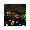thumbnail image 2 of Solar Powered LED Lotus Flower Light Floating Fountain Pond Garden Pool Lamp, 2 of 7
