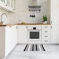 thumbnail image 1 of Thyme & Table Macrame Kitchen Mat, Black & White, 1 of 1