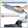 thumbnail image 7 of 2Pack Stuffable Travel Pillow for Extra Luggage, Velvet Travel Neck Pillow with Adjustable Neck Size, Fits About 6 T-Shirts Travel Essentials Multifunctional Sleeping Rest Cushion, 7 of 7