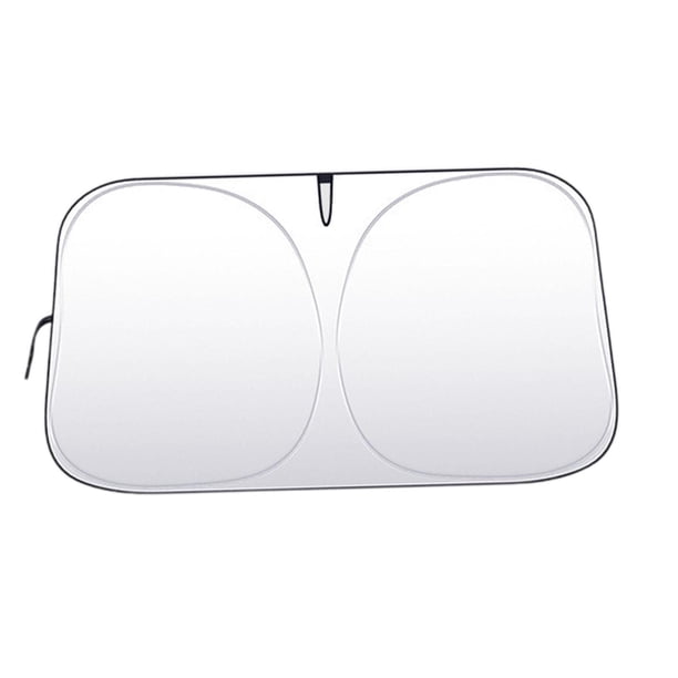 Cubierta para parabrisas de coche, aislamiento térmico genérico, bloquea el calor y el sol, protector solar plegable para vehículos sedanes pequeños 140cm