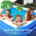 thumbnail image 4 of Inflatable Bath Pillow with Suction Cups Soft Headrest for Bathtub Pool Relaxation Comfort(H), 4 of 6