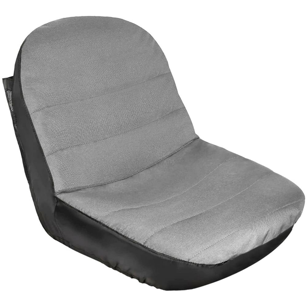 Eimeli Lawn Mower Seat Cover 600d Oxford Cloth Waterproof Tractor Seat Cover Comfortable Lawn Mower Seat Protector With Pocket For 12.5 14 Inch Height