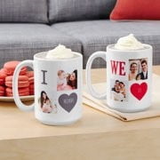 Personalized Filled With Love 15 oz Photo Coffee Mug, Choose from 3 (Best Gift For New Mother From Husband)