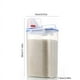 thumbnail image 2 of 2 Recipientes De Almacenamiento Herméticos Para Arroz, Contenedor De Almacenamiento De Arroz, Contenedores De Cereales, Dispensador De Contenedores De Almacenamiento Con Tapas,, 2 of 8