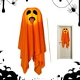 thumbnail image 4 of Halloween Ghosts Outdoor, Halloween Door Ghost Decor, Warm Outdoor Ghost Glowing Light, Spooky Outside Ghosts Decor For Yard Lawn Porch Door Party Decor, 4 of 9