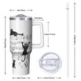 thumbnail image 3 of 1pc Music Teacher 40oz Tumbler with Straw & Handle - Insulated Stainless Steel Cup | Holiday Gift for Man Women (Christmas, Valentine's, Birthday), 3 of 5