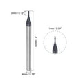 thumbnail image 2 of Uxcell 1mm Dia 4mm Shank HRC45 Carbide AlTiN Coated 4 Flute Square Nose End Mill 2 Pack, 2 of 6