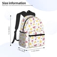 thumbnail image 3 of Daiia Watermelon And Lemon School Backpack for Men Women, Unisex Large Waterproof Bookbag Schoolbag Casual Daypack for High School/College/Teens/Travel/Work Black, 3 of 8